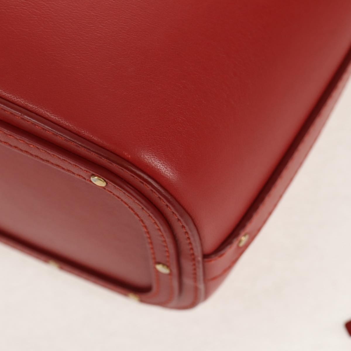 Chloe Roy Bucket Bag Leather, RED, LEATHER, Shoulder bag