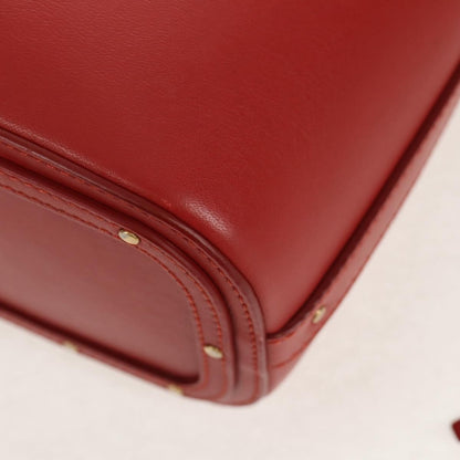 Chloe Roy Bucket Bag Leather, RED, LEATHER, Shoulder bag