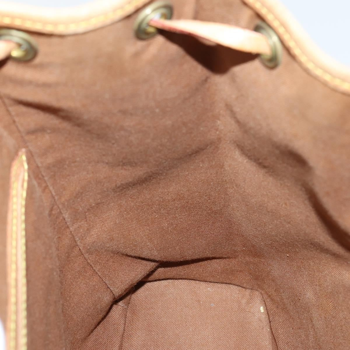 Louis Vuitton Vintage Montsouris Backpack Monogram Canvas, BROWN, CANVAS, Backpack