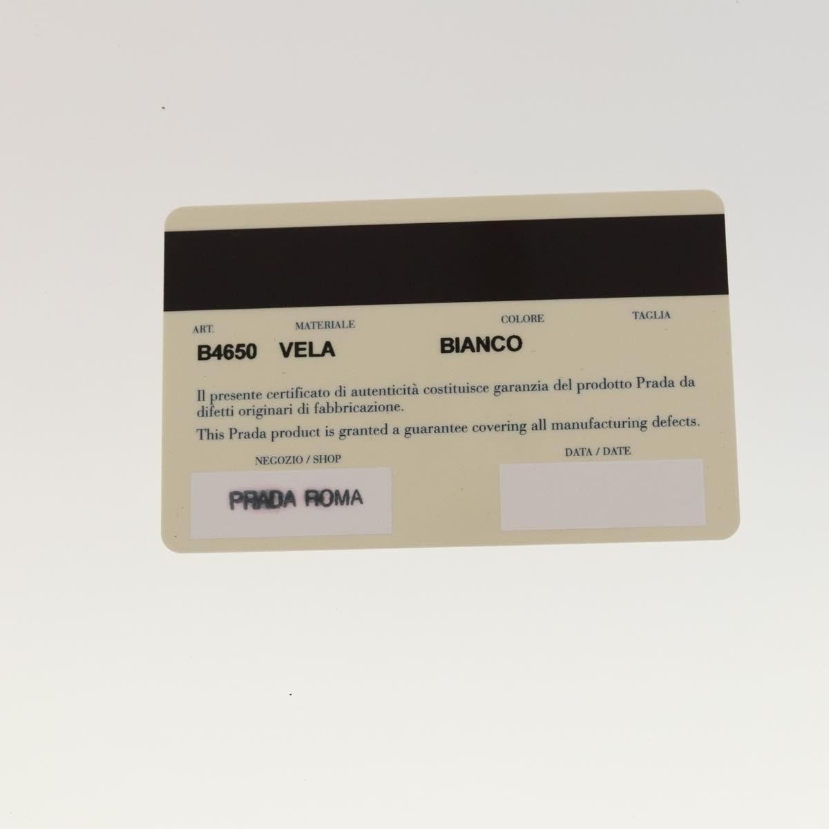 Prada Front Pocket Buckle Backpack Nylon, WHITE, NYLON, Backpack