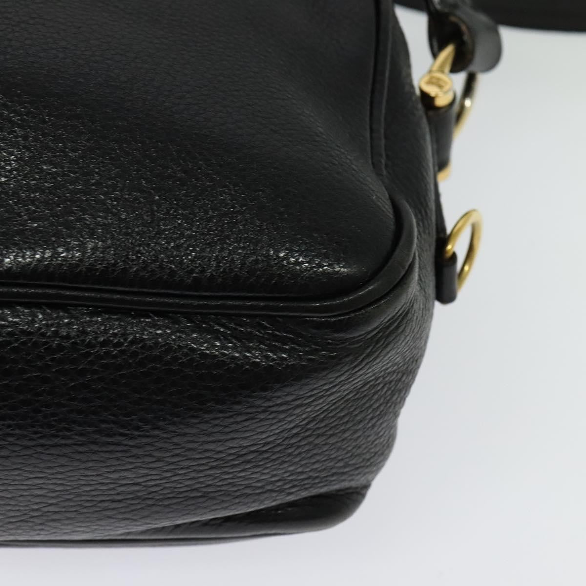 Burberry Shoulder Bag Leather, BLACK, LEATHER, Shoulder bag