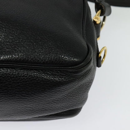 Burberry Shoulder Bag Leather, BLACK, LEATHER, Shoulder bag