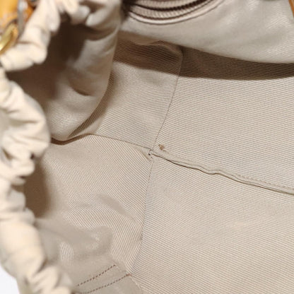 Salvatore Ferragamo Vala Handbag Nylon, BEIGE, NYLON, Handbag