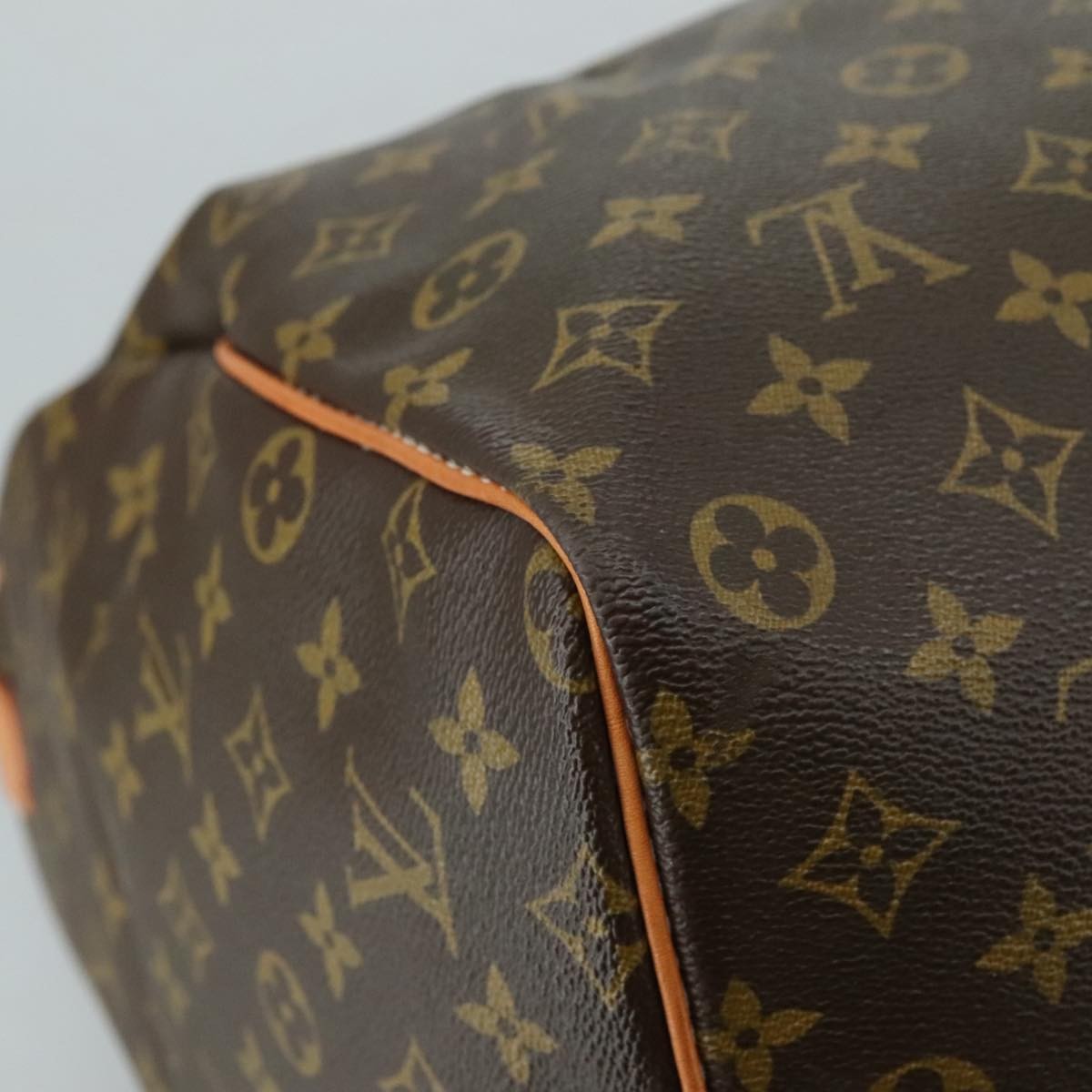 Louis Vuitton Keepall Bag Monogram Canvas, BROWN, CANVAS, Travel bag