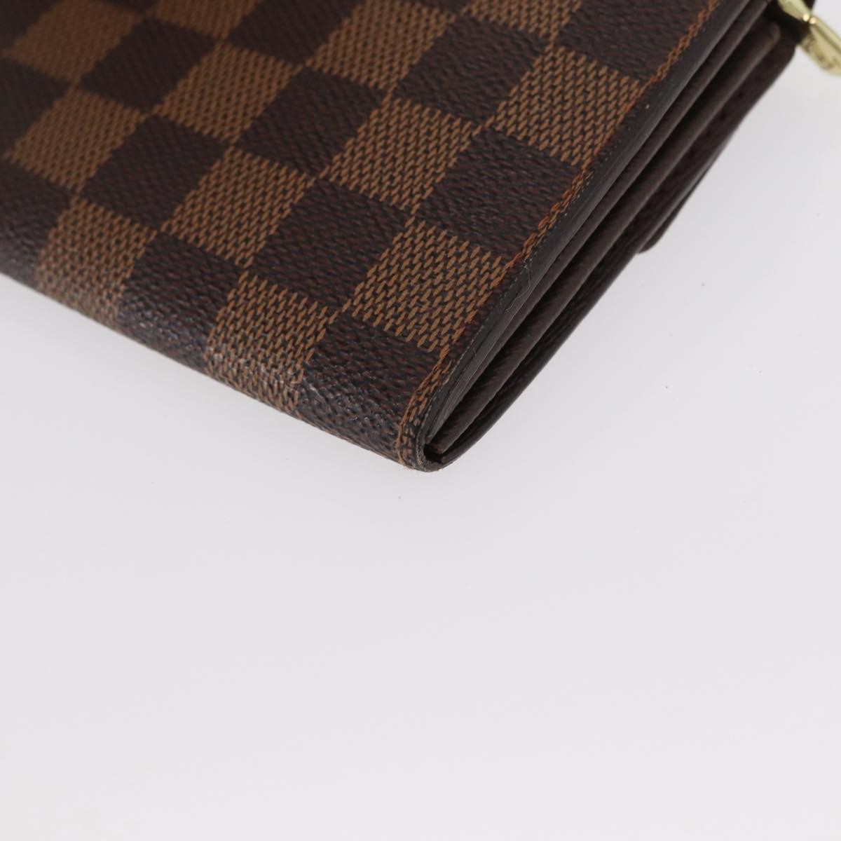 Louis Vuitton Sarah Wallet NM Damier, BROWN, CANVAS, Wallets