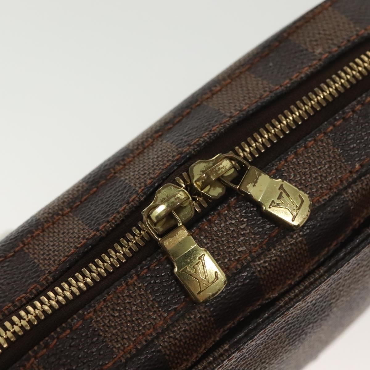 Louis Vuitton Geronimos Waist Bag Damier, BROWN, CANVAS, Shoulder bag