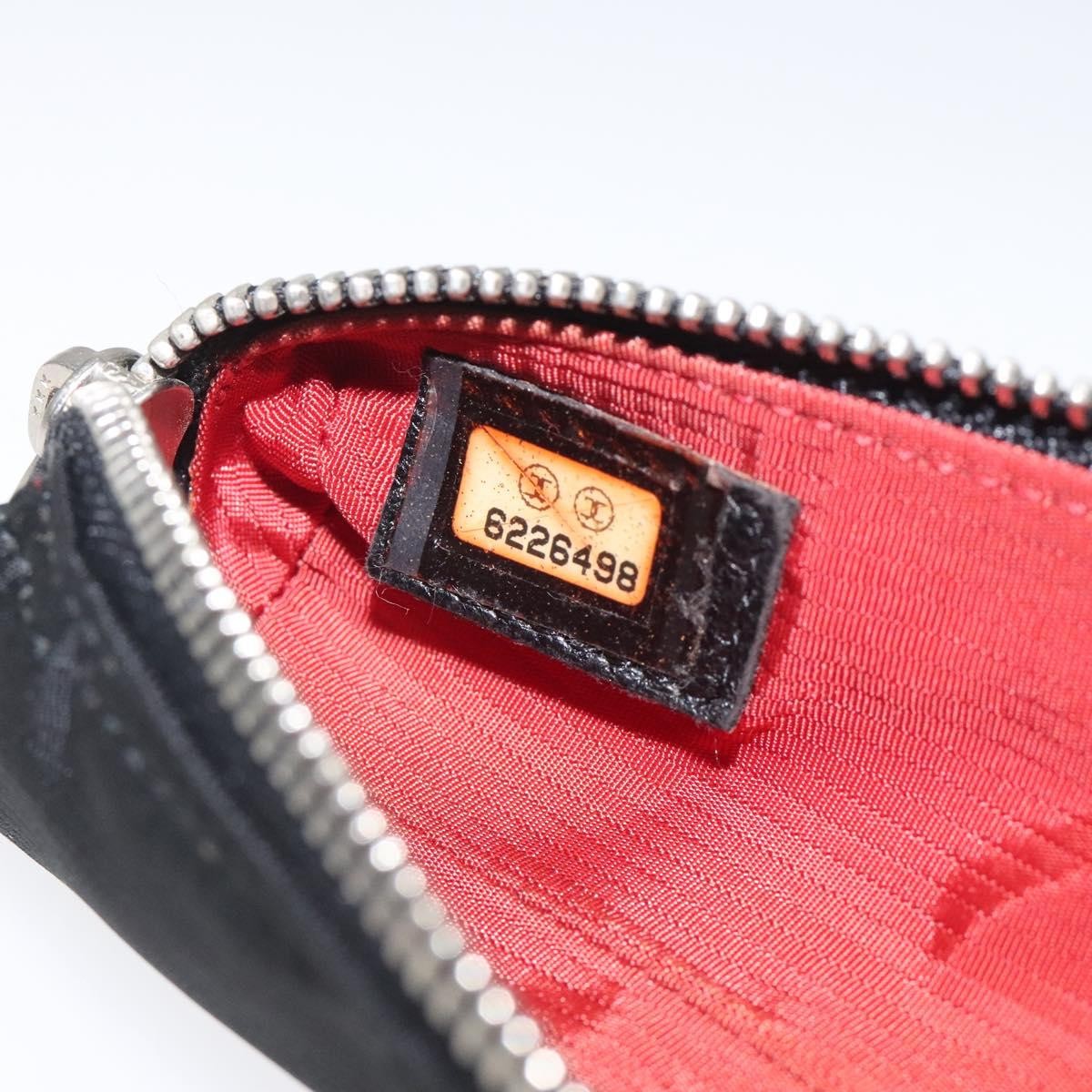 Chanel Travel Line Pen Case Nylon, BLACK, NYLON, Wallets