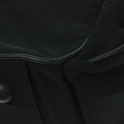 Prada Vintage Zip Handbag Tessuto, BLACK, NYLON, Handbag