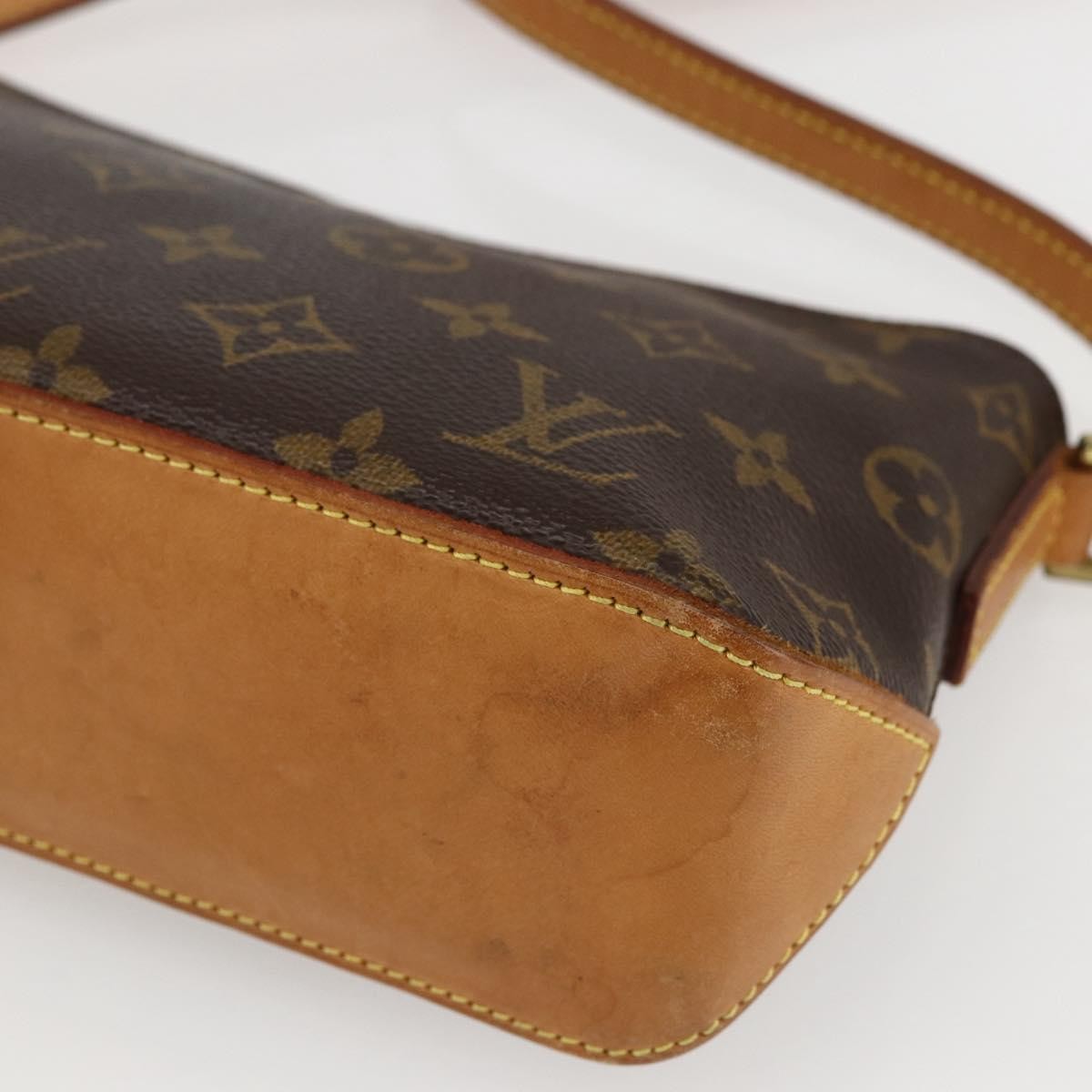 Louis Vuitton Trotteur Handbag Monogram Canvas, BROWN, CANVAS, Clutche & pouche