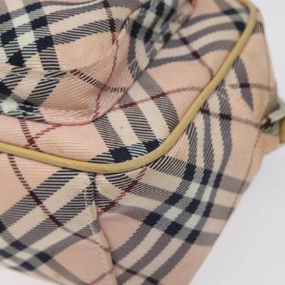 Burberry Nova Check Blue Label Nylon, PINK, NYLON, Shoulder bag