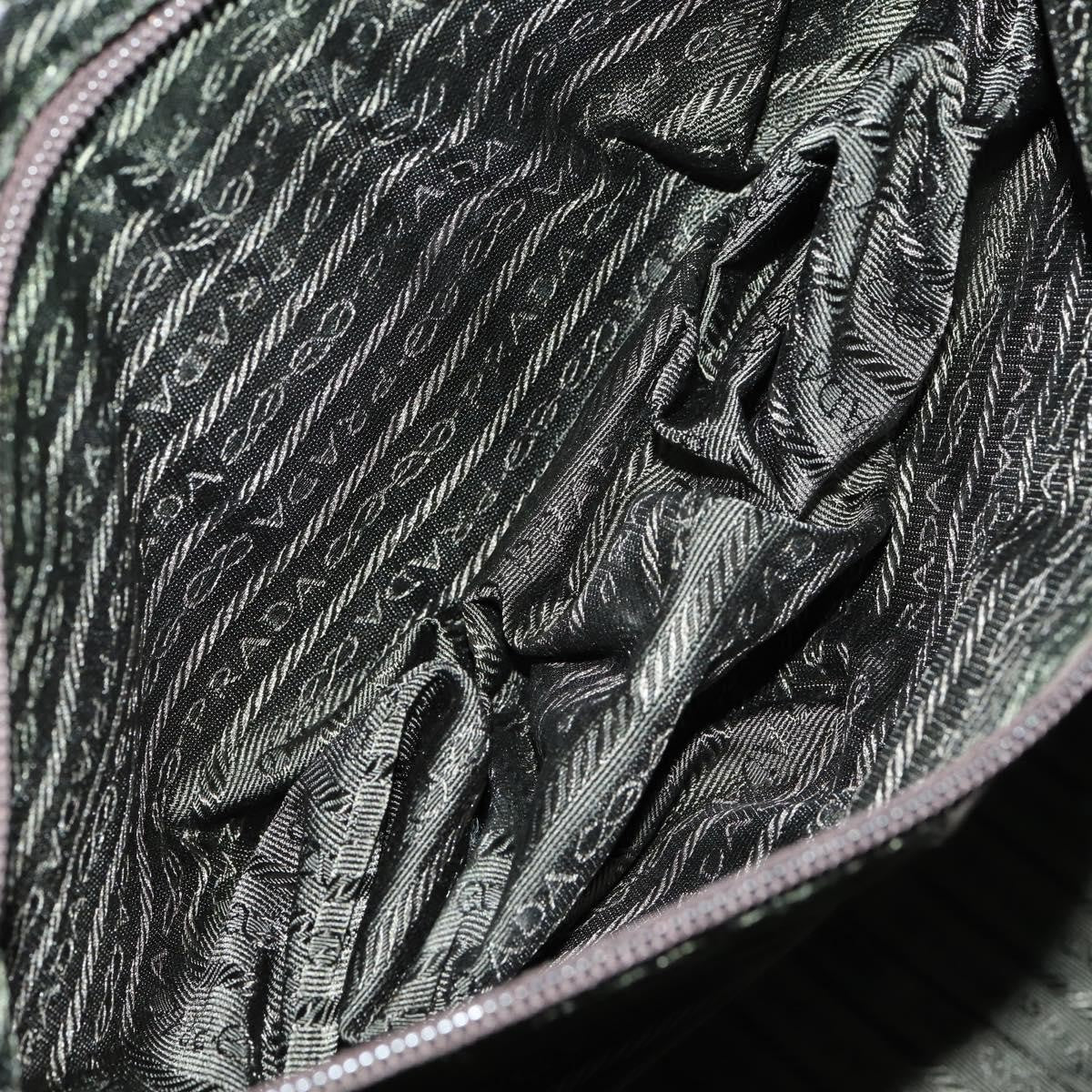 Prada Bowler Bag Canvas with Leather, BROWN, CANVAS, Travel bag