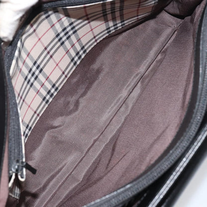 Burberry Vintage tote bag Leather, BLACK, LEATHER, Tote bag
