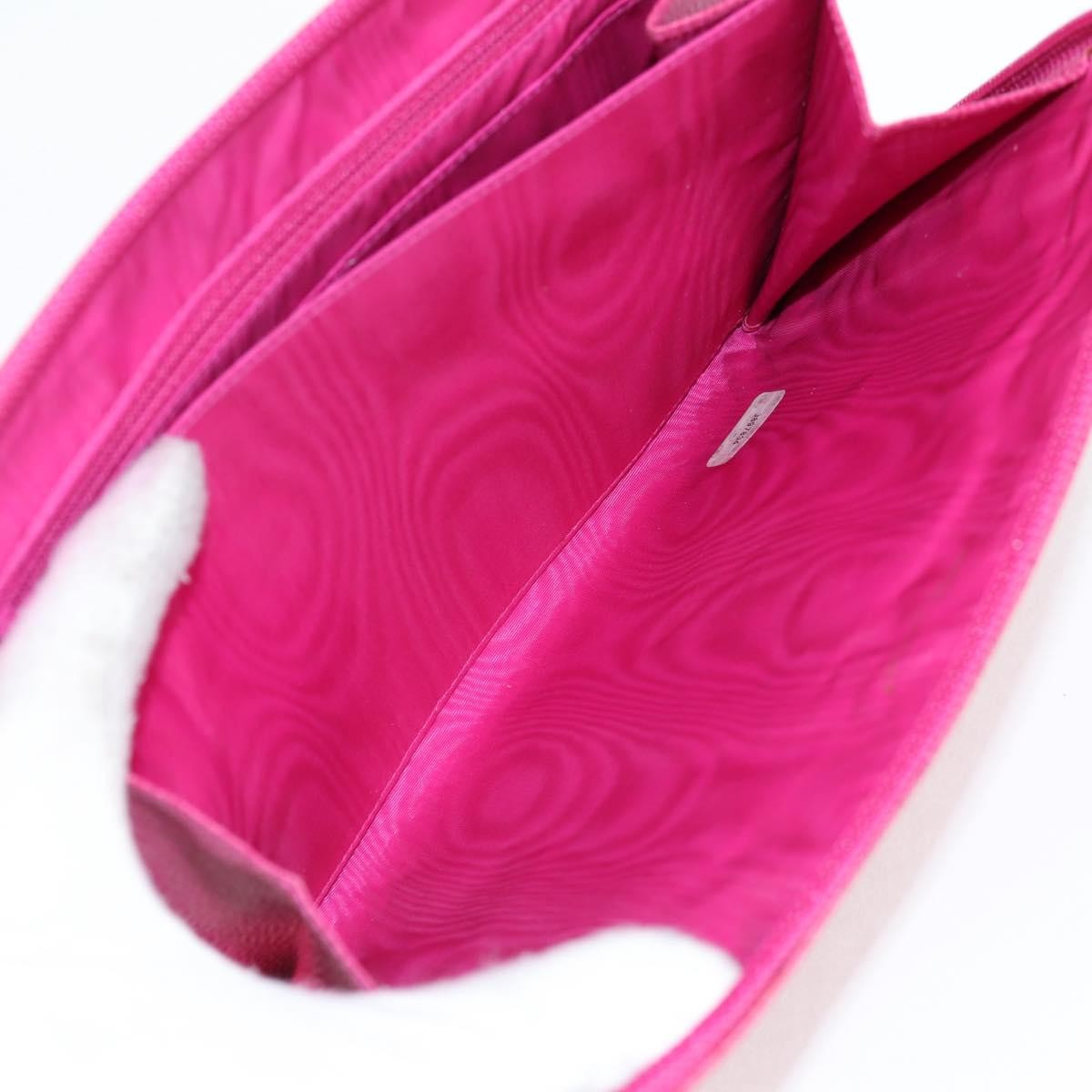 Chanel Vintage Clutch Bag Quilted Leather, PINK, LEATHER, Clutche & pouche