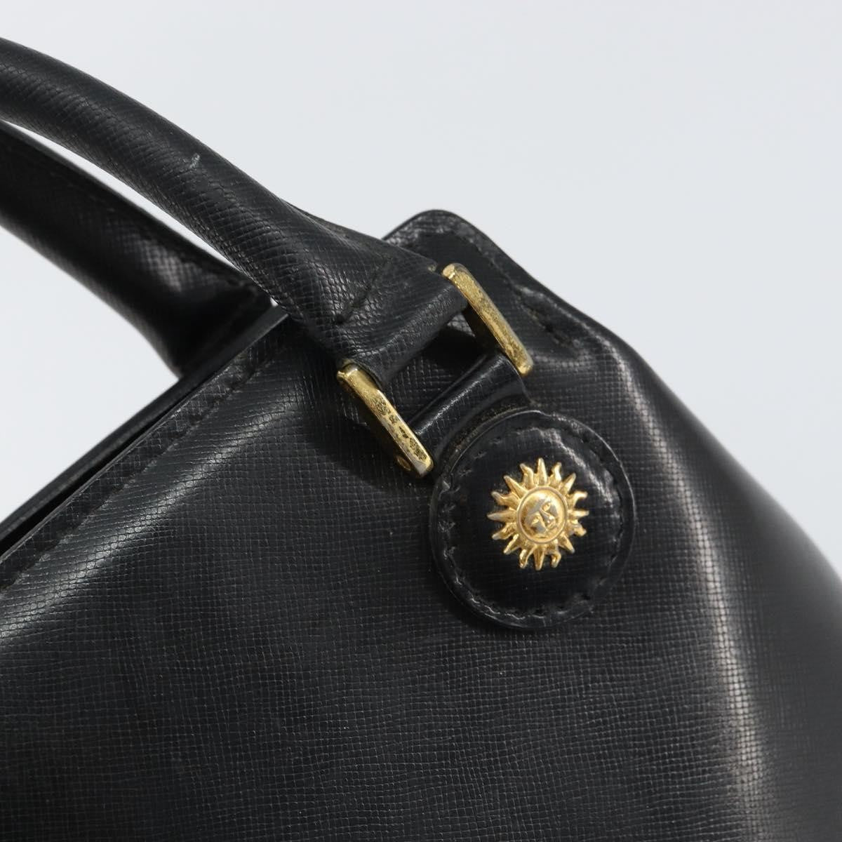 Versace Vintage Handbag Leather, BLACK, LEATHER, Handbag