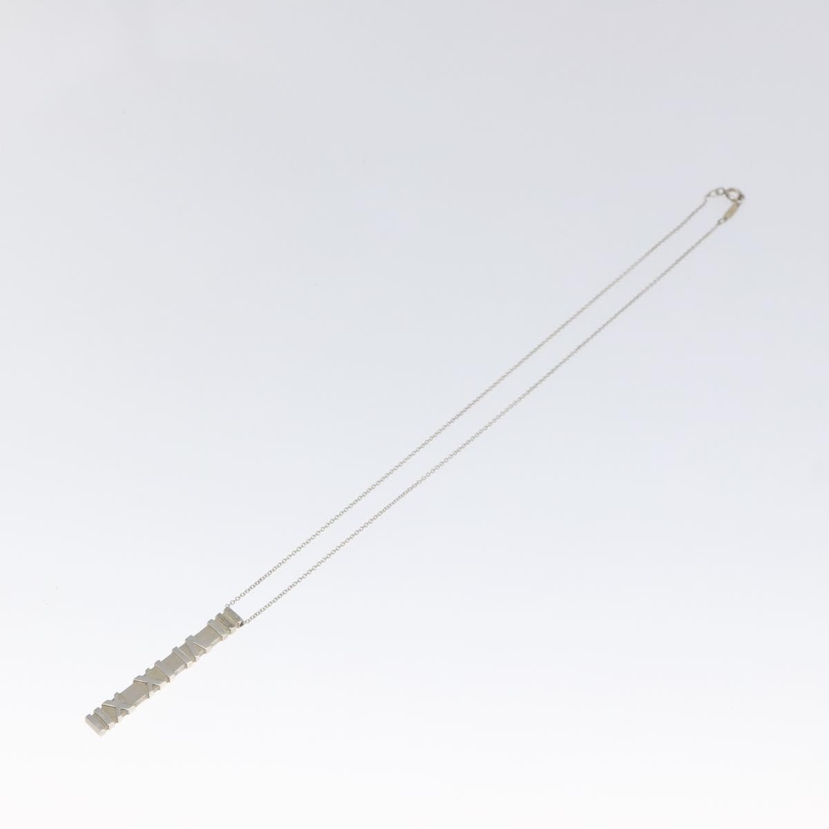 Tiffany & Co. Atlas Bar Pendant Necklace Silver 925, SILVER, SILVER, Necklace