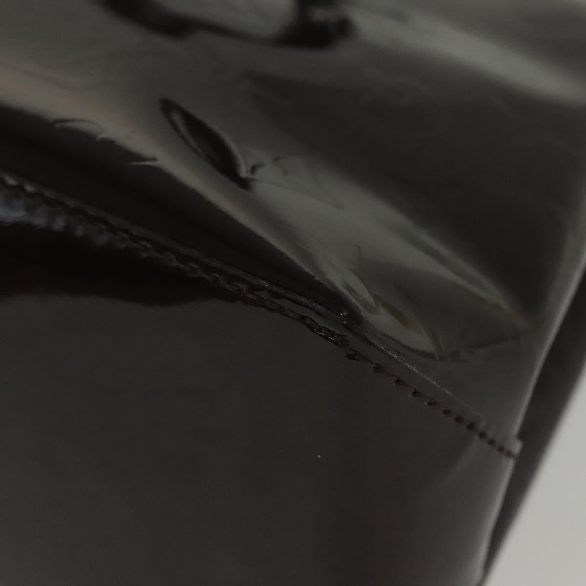 Louis Vuitton Wilshire Handbag Monogram Vernis, PURPLE, PATENT_LEATHER, Handbag