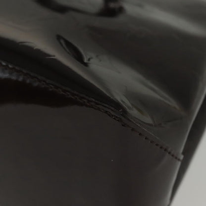 Louis Vuitton Wilshire Handbag Monogram Vernis, PURPLE, PATENT_LEATHER, Handbag