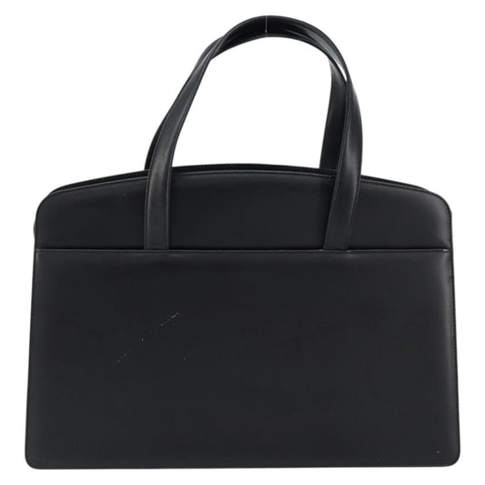 Burberry Vintage Handbag Leather, BLACK, LEATHER, Handbag