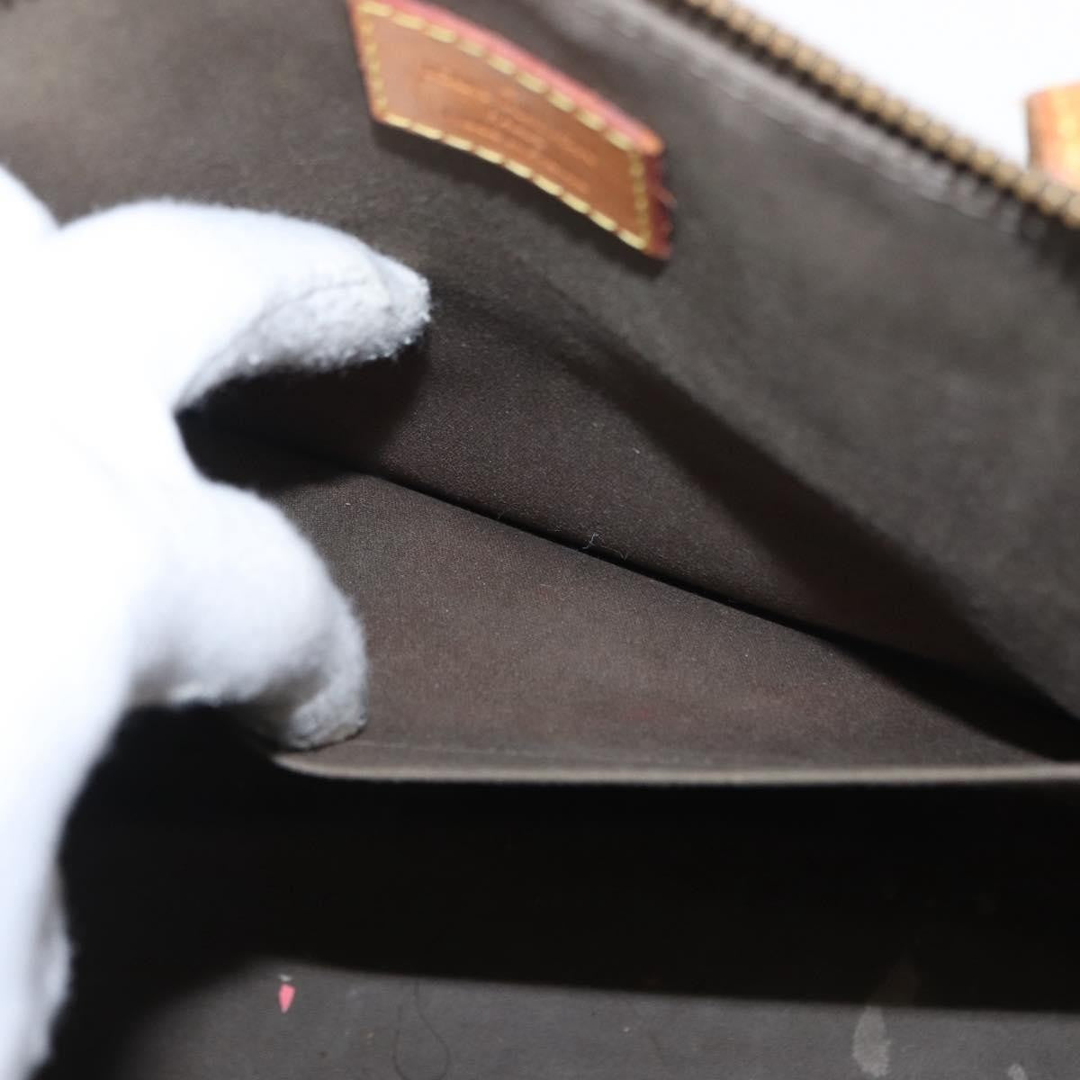 Louis Vuitton Bellevue Handbag Monogram Vernis, BROWN, PATENT_LEATHER, Tote bag