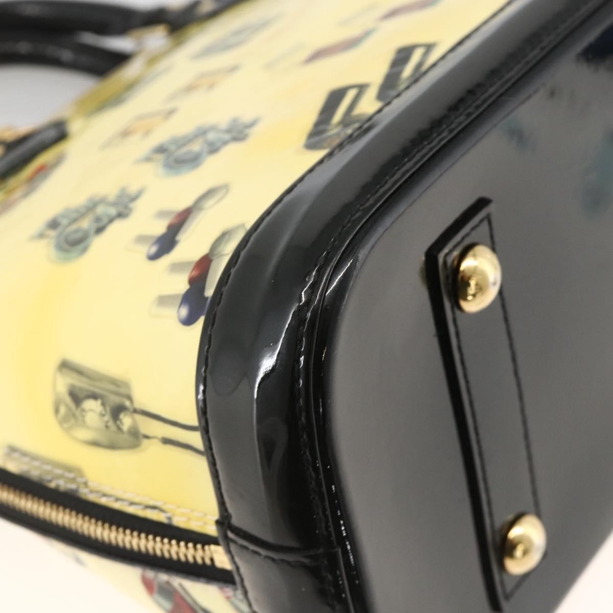 Louis Vuitton Alma Handbag Limited Edition Stickers Monogram Vernis, MULTICOLOUR, PATENT_LEATHER, Handbag