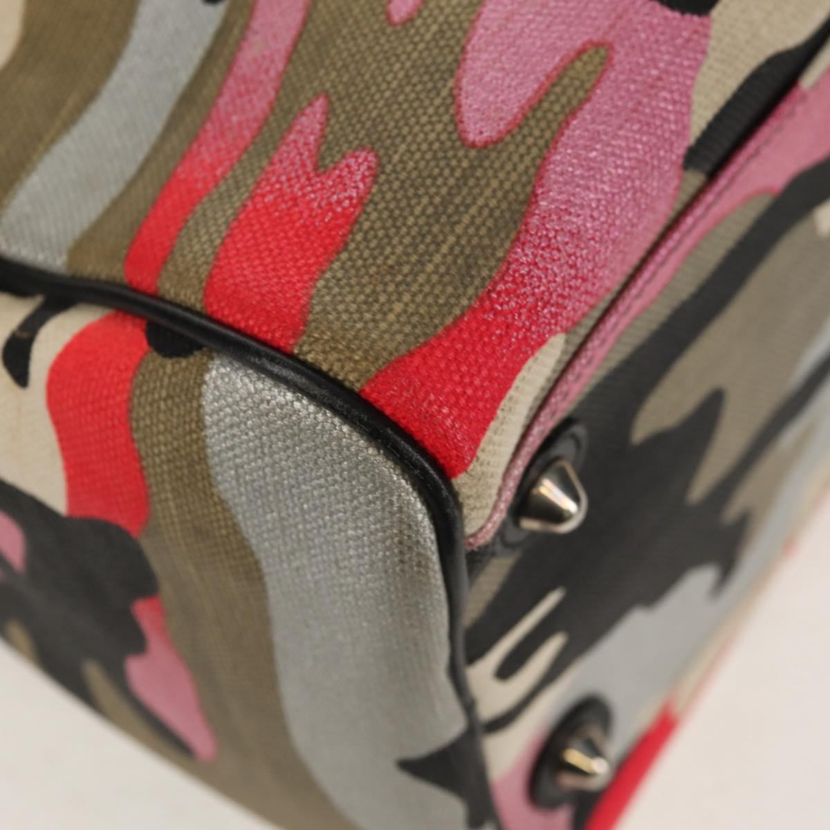 Christian Dior Polochon Satchel Limited Edition Anselm Reyle Camouflage Canvas, MULTICOLOUR, CANVAS, Travel bag