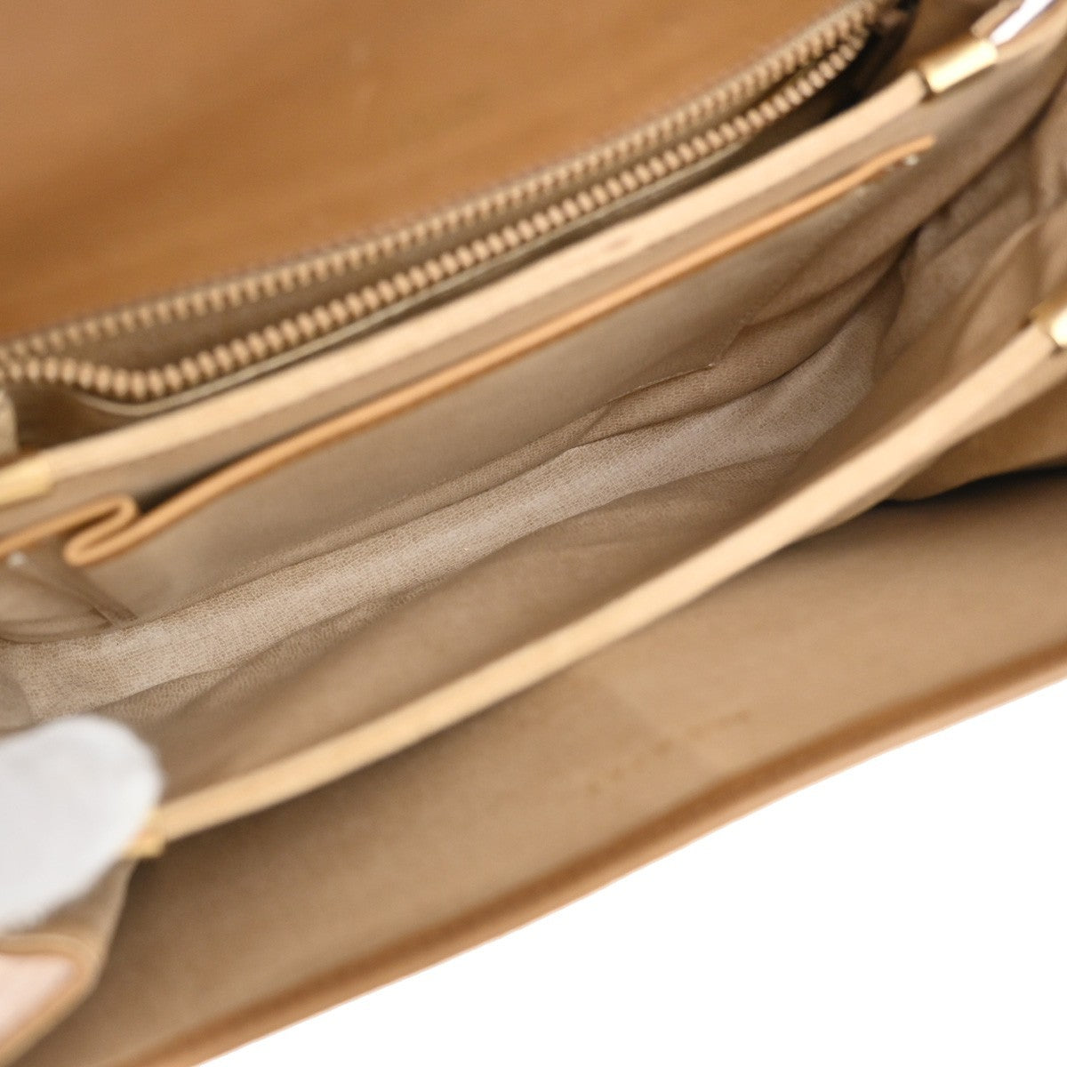 Celine Vintage Horse Carriage C Macadam Shoulder Bag Canvas and Leather, BEIGE, CANVAS, Shoulder bag