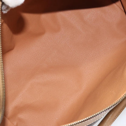 Celine Vintage Macadam Boston bag Canvas, BROWN, CANVAS, Travel bag