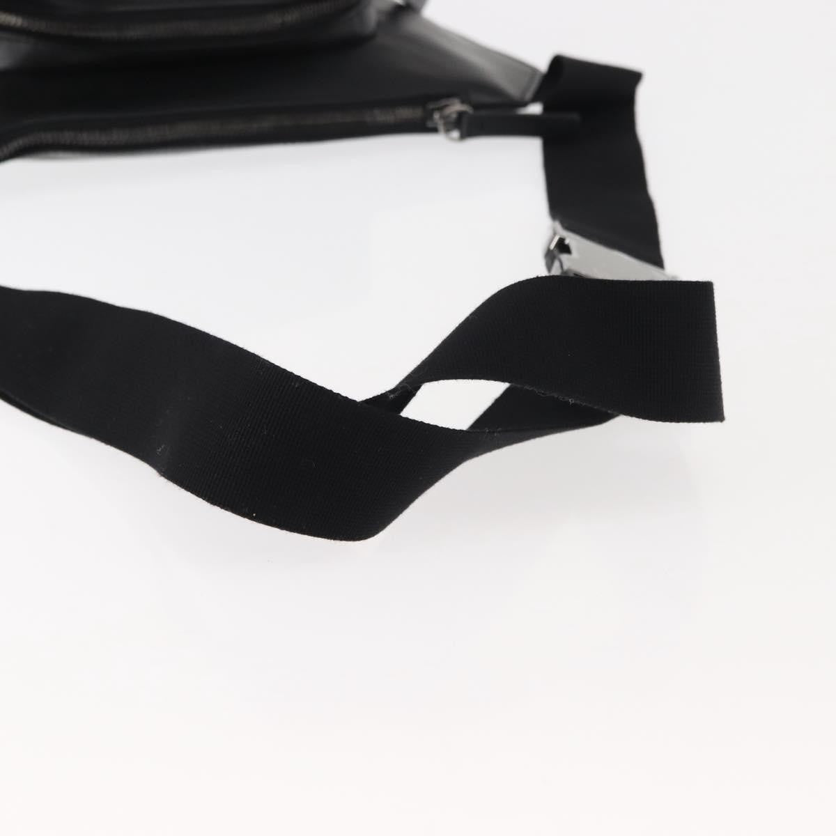 Versace Crossbody Pouch Studded Leather, BLACK, LEATHER, Clutche & pouche