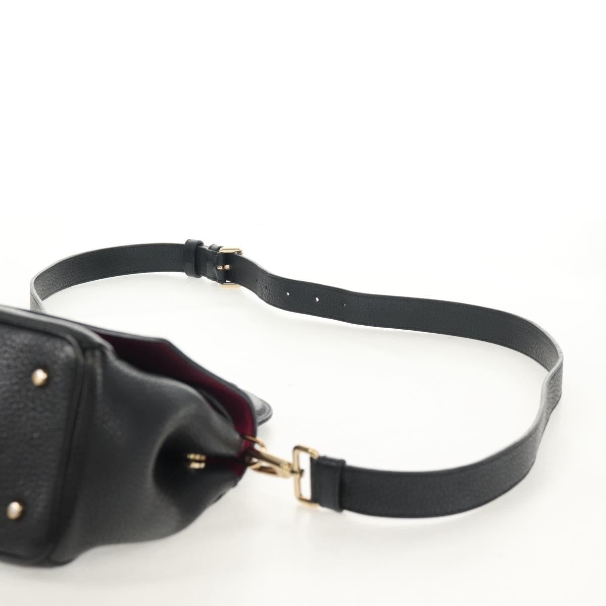 Christian Dior Lady Dior Bag Leather, BLACK, LEATHER, Handbag