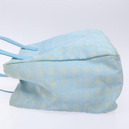 Chanel Travel Line Tote Nylon, BLUE, NYLON, Tote bag