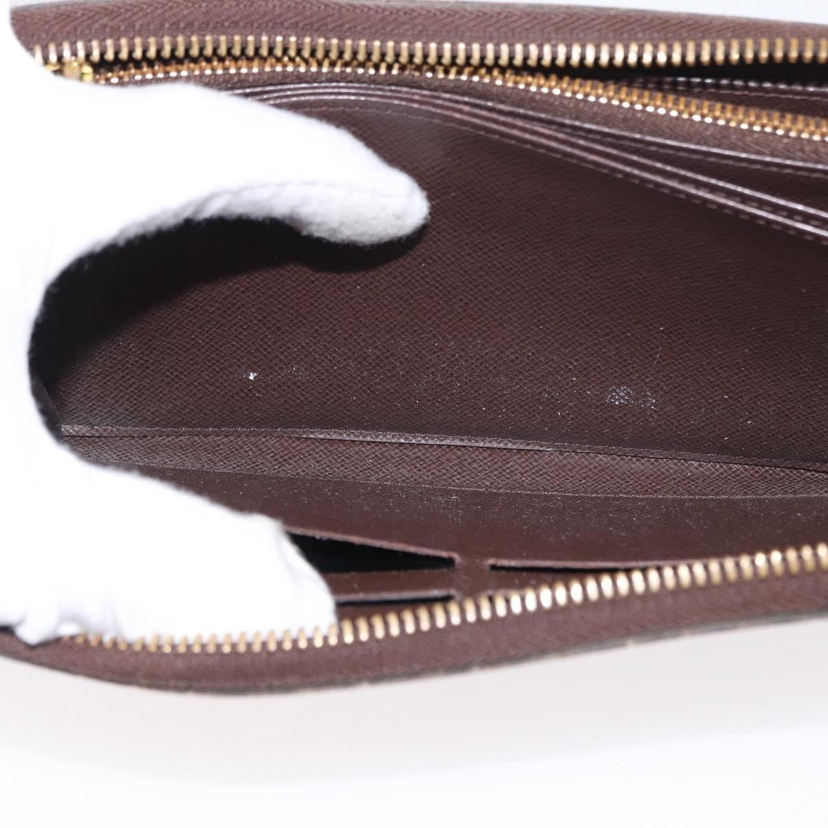Louis Vuitton Zippy Wallet NM Damier, BROWN, CANVAS, Wallets
