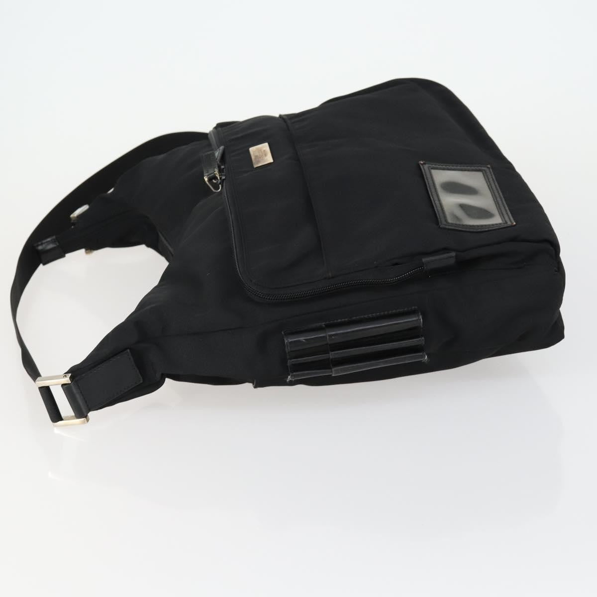 Prada Vintage Shoulder Bag Tessuto, BLACK, CANVAS, Shoulder bag