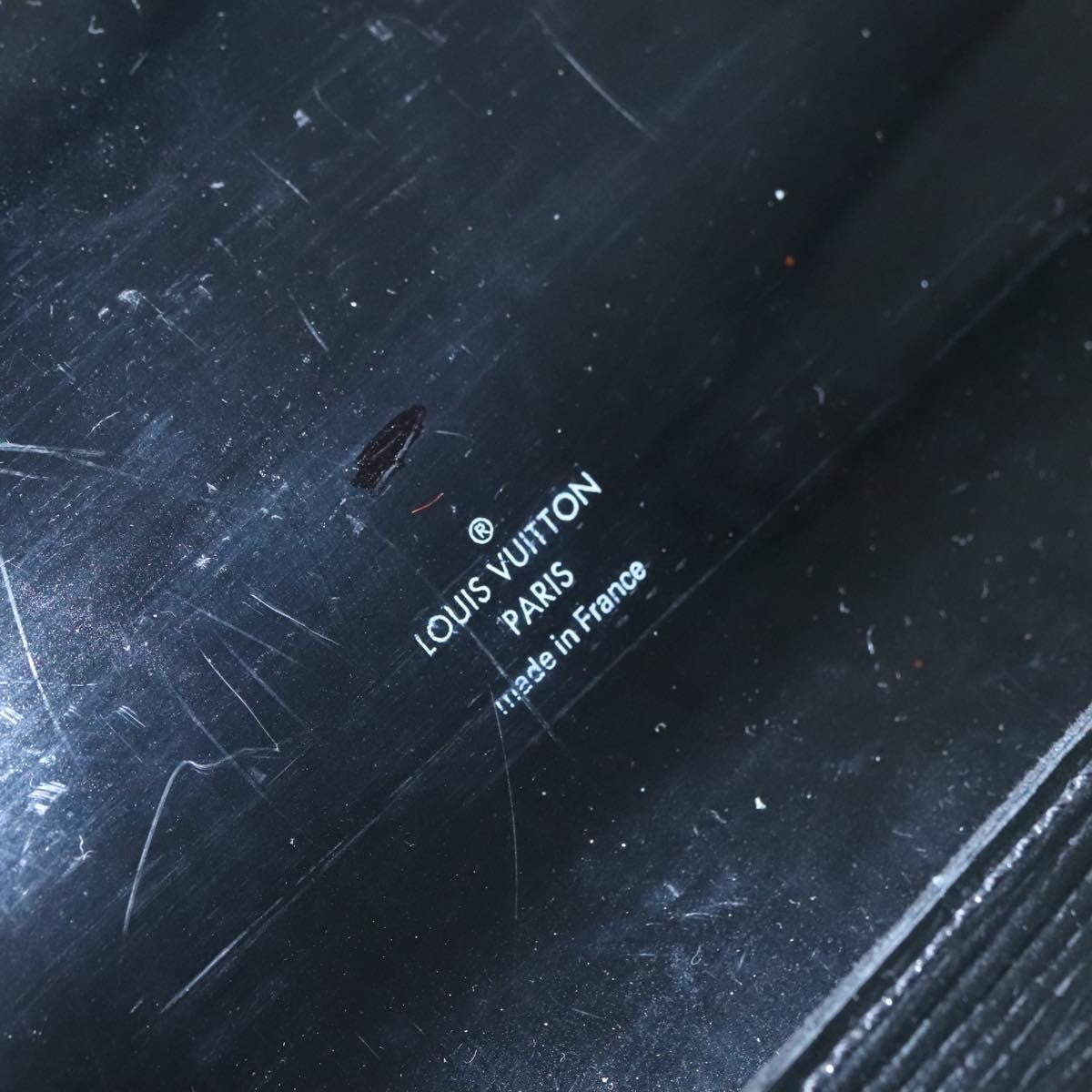 Louis Vuitton Sevigne Clutch Electric Epi Leather, BLACK, LEATHER, Shoulder bag