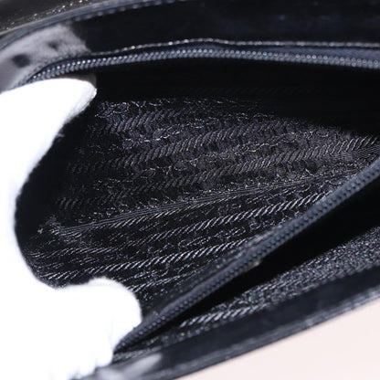 Prada Vintage Handbag Leather, BLACK, LEATHER, Handbag