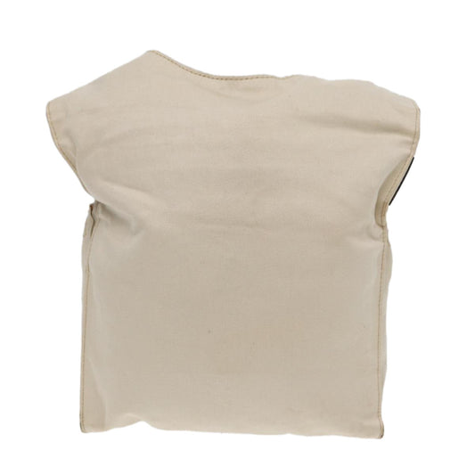 Fendi Vintage Double Pocket Zip Shoulder Bag Canvas, BEIGE, CANVAS, Shoulder bag