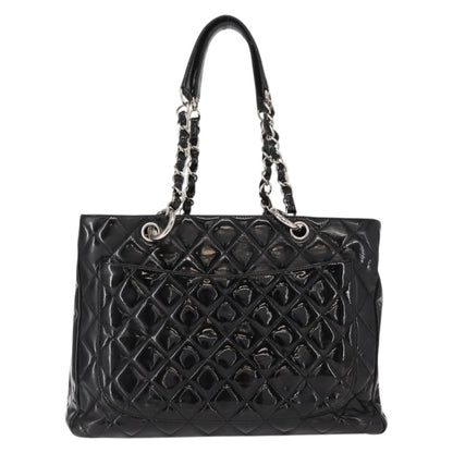 Chanel Grand Shopping Tote Quilted Patent, BLACK, PATENT_LEATHER, Tote bag