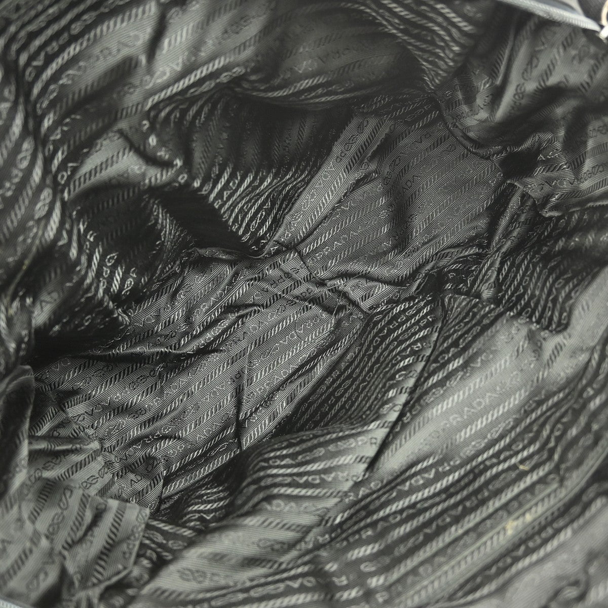 Prada Vintage Handbag Tessuto, BLACK, NYLON, Handbag