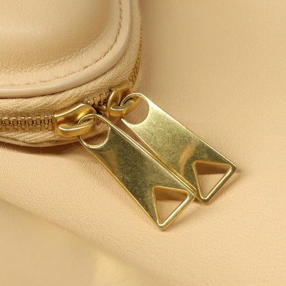 Bottega Veneta Beak Tote Bag Leather, BEIGE, LEATHER, Tote bag