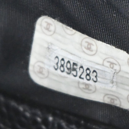 Chanel CC Zip Around Wallet Leather, BLACK, LEATHER, Wallets