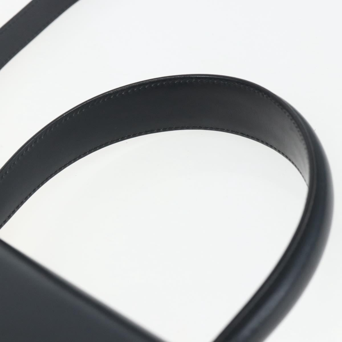 Salvatore Ferragamo Gancini Convertible Top Handle Bag Leather, NAVY, LEATHER, Handbag