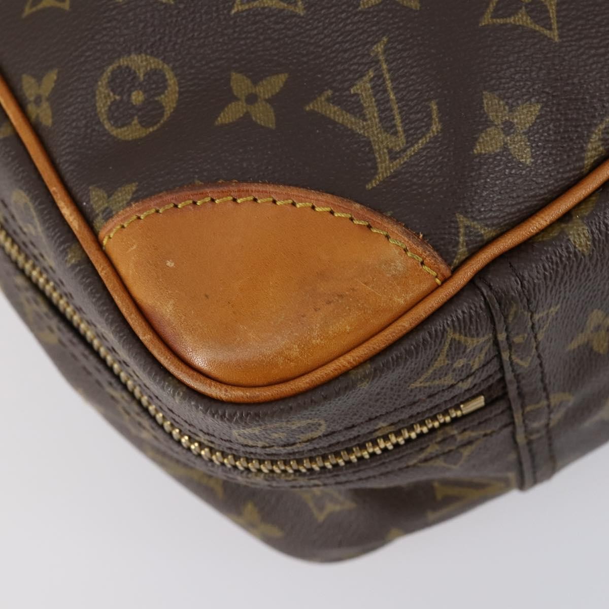 Louis Vuitton Sirius Handbag Monogram Canvas, BROWN, CANVAS, Travel bag