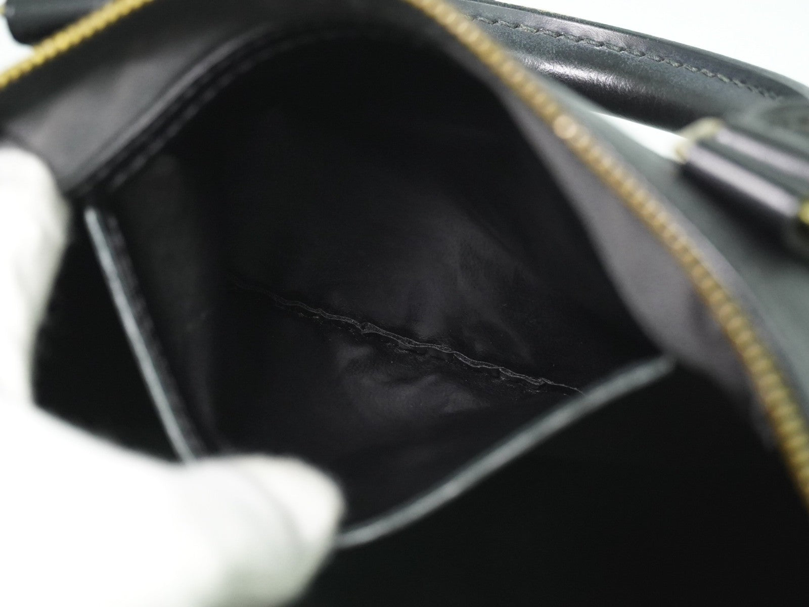 Louis Vuitton Speedy Handbag Epi Leather, BLACK, LEATHER, Handbag