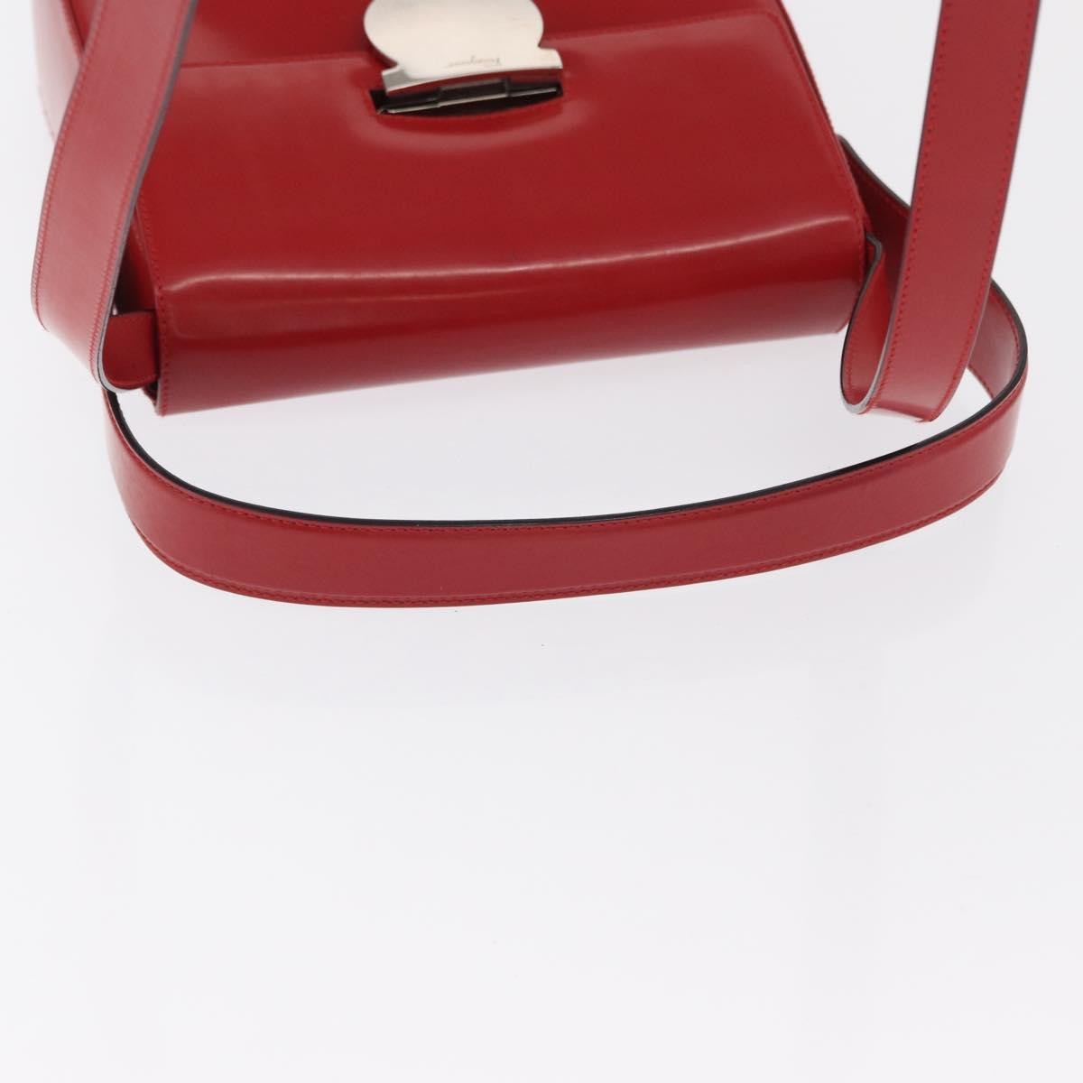 Salvatore Ferragamo Vala Handbag Leather, RED, LEATHER, Handbag