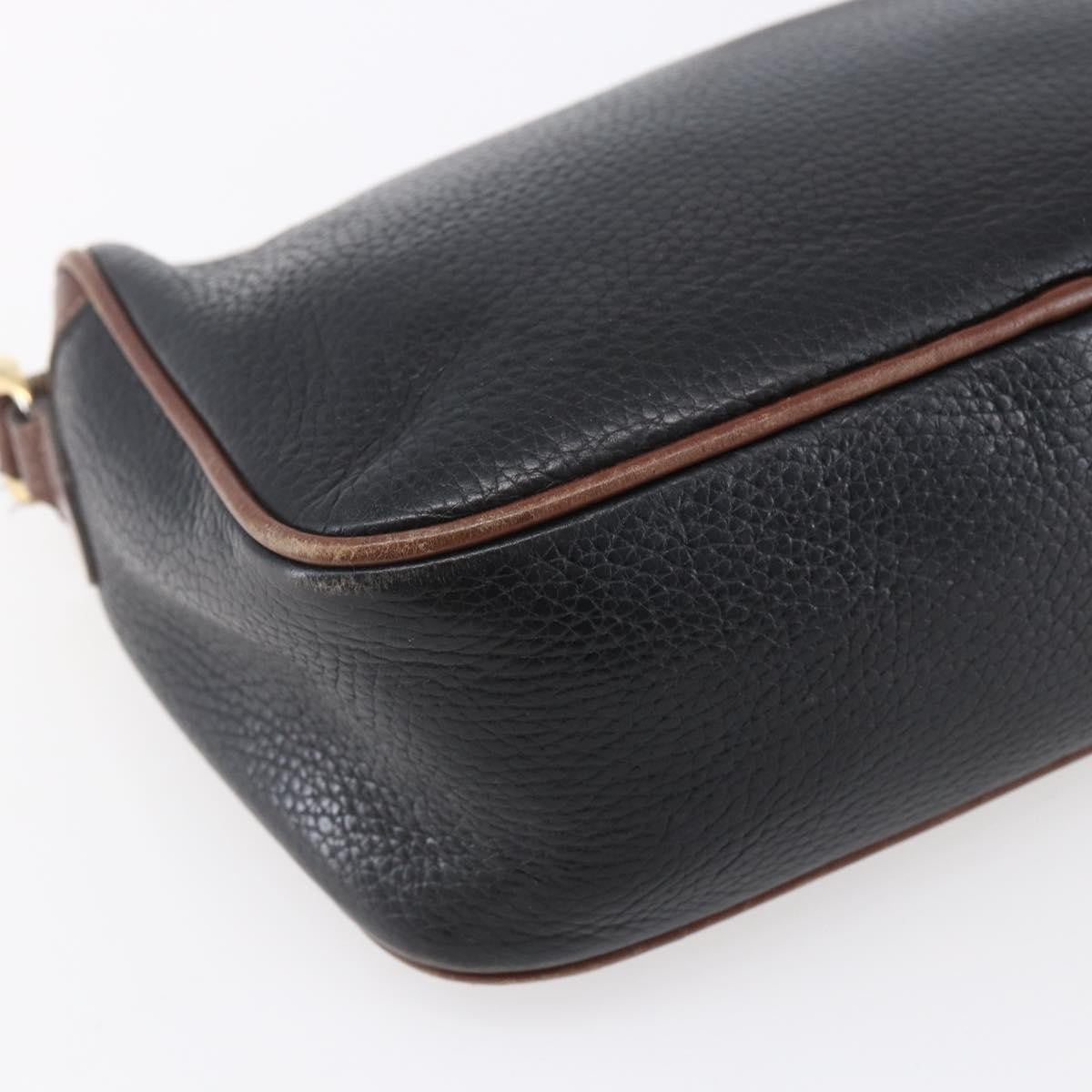 Gucci Vintage Shoulder Bag Leather, BLACK, LEATHER, Shoulder bag