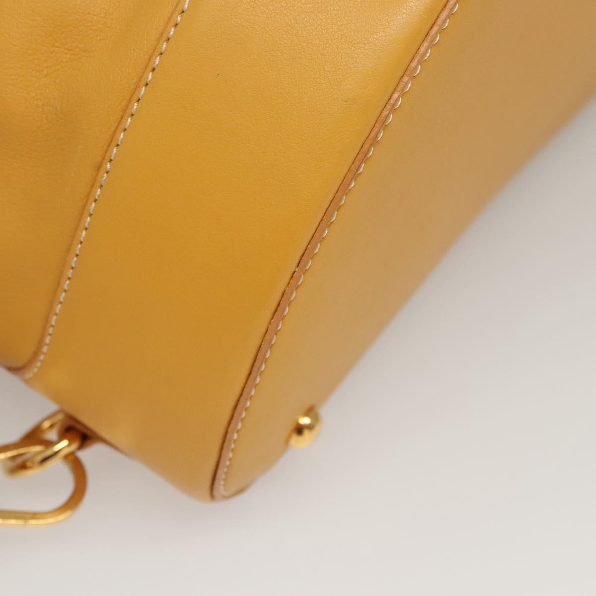 Loewe Anton Sling Bag Leather, YELLOW, LEATHER, Shoulder bag