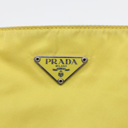 Prada Vintage Flap Messenger Bag Tessuto, YELLOW, NYLON, Shoulder bag
