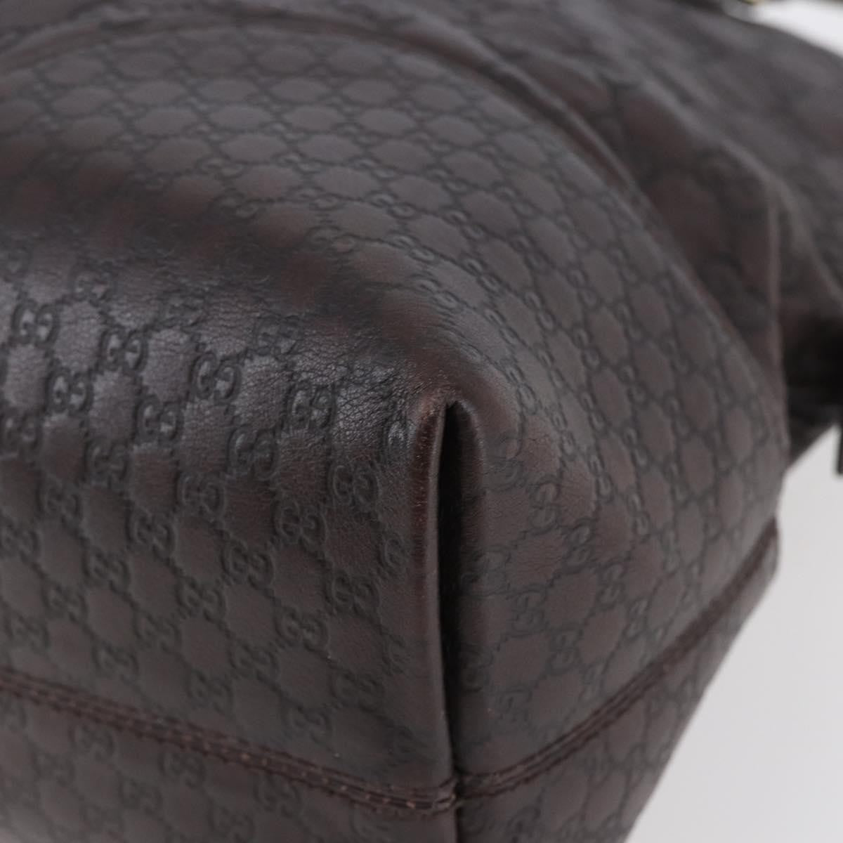 Gucci Bree Dome Tote Guccissima Leather, BROWN, LEATHER, Tote bag