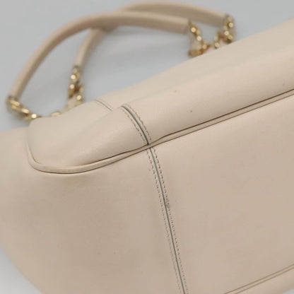 Salvatore Ferragamo Melinda Tote Leather, BEIGE, LEATHER, Tote bag