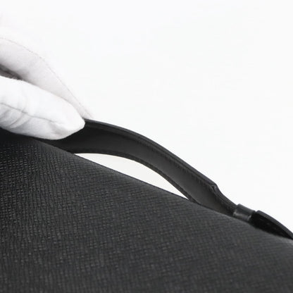 Louis Vuitton Atoll Organizer Wallet Taiga Leather, BLACK, LEATHER, Clutche & pouche