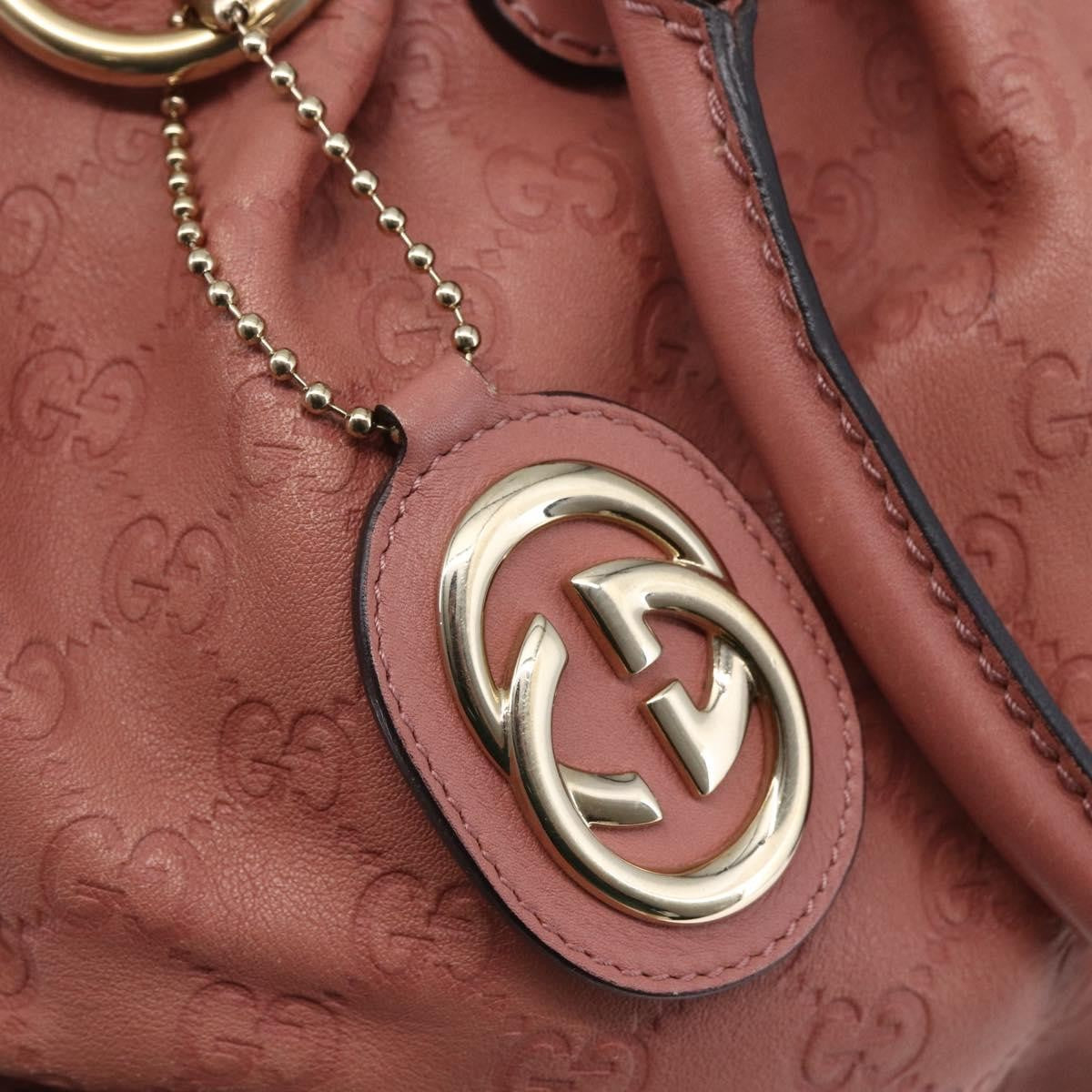 Gucci Sukey Top Handle Satchel Guccissima Leather, PINK, LEATHER, Handbag